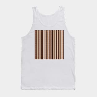 Earth tones stripes Tank Top